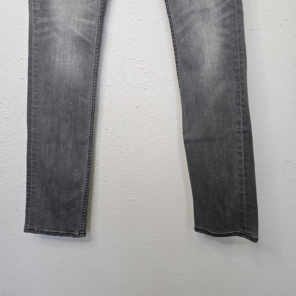 Hudson Blake Slim‎ Straight Leg Jeans Voss Gray Men 28 - Picture 5 of 15